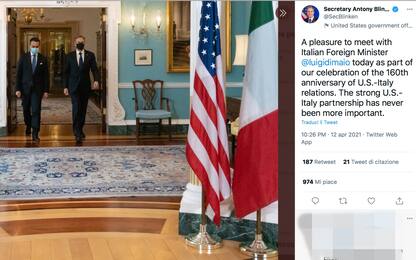 Italia-Usa, 160 anni di rapporti: Di Maio incontra Blinken