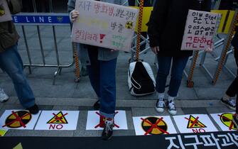 fukushima protesta seul