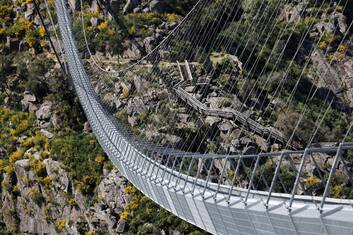 Portogallo, 516 Arouca è il ponte sospeso più grande del mondo. FOTO