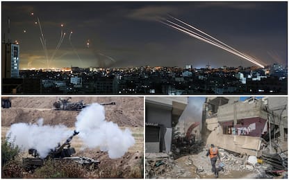 Razzi su Tel Aviv, distrutti edifici Gaza. Onu lavora su cessate fuoco