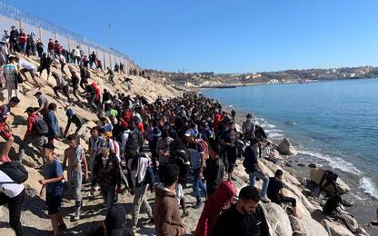 Ceuta, Sánchez: rimandati in Marocco 4.800 migranti su 8mila arrivati