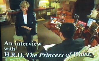 1269388213 Tv Pictures Of Lady Diana Being Interviewed By The B.B.C. (Photo by Mathieu Polak/Sygma via Getty Images)