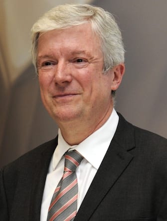 (FILE) A file picture dated 22 November 2012 shows Director General of the BBC, Tony Hall, posing for photographers at the British Broadcasting Corporation headquarters in London, Britain. ANSA/FACUNDO ARRIZABALAGA