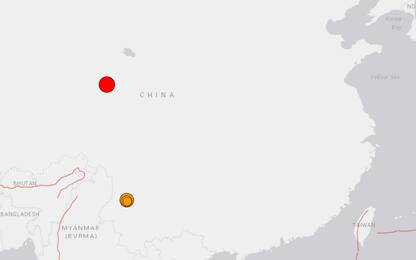 Cina, terremoto di magnitudo 7,4 nella provincia di Qinghai