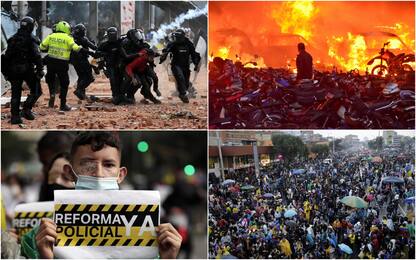 Colombia, un mese di proteste. Oltre 60 i morti. FOTO