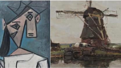 Grecia, ritrovati due quadri di Picasso e Mondrian rubati nel 2012