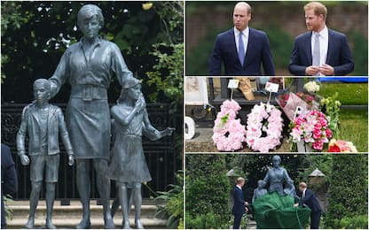 Lady Diana: William e Harry scoprono la statua dedicata alla madre
