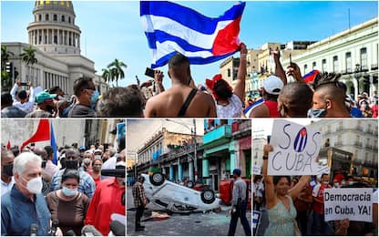 Cuba, migliaia in piazza contro il governo: un morto