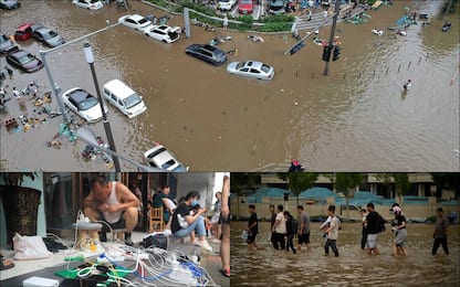 Cina, decine di vittime dopo l'alluvione a Zhengzhou. FOTO
