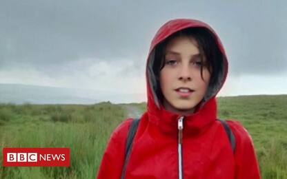 Gran Bretagna, 321 km a piedi a 11 anni per sensibilizzare sul clima