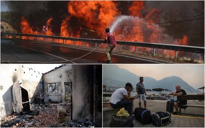 Incendi, fuoco assedia Mediterraneo: allarme anche in Grecia e Turchia