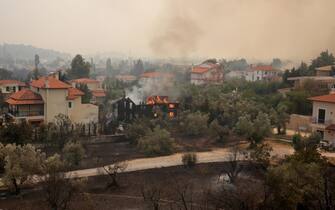 Incendi in Grecia, in Attica