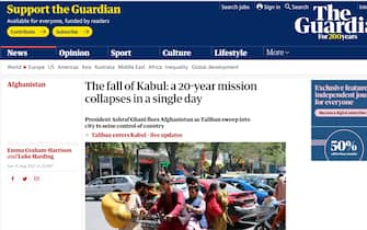 Afghanistan, il titolo del The Guardian