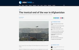 Afghanistan, il titolo di Asia times