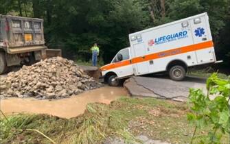 I danni dell'alluvione in Tennessee