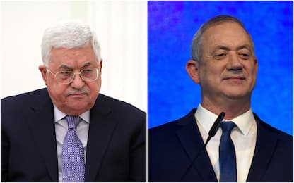 Abu Mazen e Benny Gantz: incontro a Ramallah