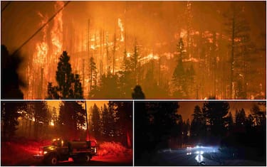 Incendio devasta una parte della california