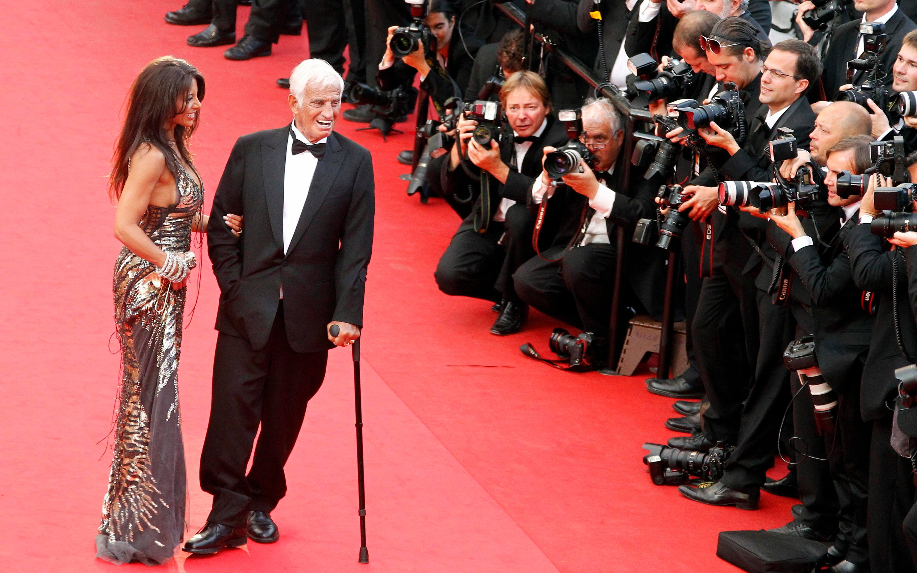 Jean-Paul Belmondo a Cannes nel 2011 Belmondo