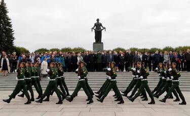 Russia, 80 anni fa l'assedio di Leningrado: la commemorazione. FOTO