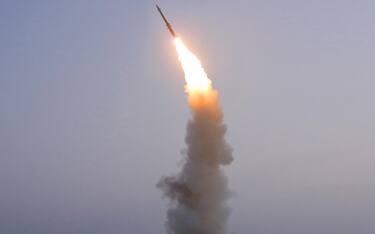 Un test missilistico in Corea del Nord