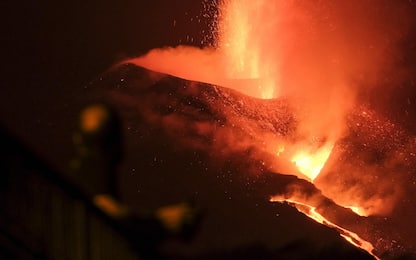 Vulcano Canarie, il drone riprende gli edifici distrutti dalla lava