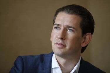 FILE: Sebastian Kurz, Austria's chancellor, pauses during an interview in Vienna, Austria, on Tuesday, July 2, 2019. Kurz resigned on Oct. 9, 2021 as Austria's chancellor in the face of corruption allegations. Photographer: Stefan Wermuth/Bloomberg via Getty Images
