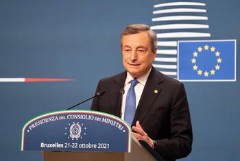 Consiglio europeo, Draghi: su migranti no a finanziamento Ue per muri