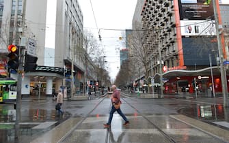 MELBOURNE, AUSTRIA - JULY 20: A general view of the nearly empty city as the authorities announced to prolong COVID-19 lockdown for one more week in Melbourne, Austria on July 20, 2021. (Photo by Recep Sakar/Anadolu Agency via Getty Images)