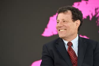 NEW YORK, NY - SEPTEMBER 20:  Journalist Nicholas Kristof speaks speaks at Goalkeepers 2017, at Jazz at Lincoln Center on September 20, 2017 in New York City.  Goalkeepers is organized by the Bill & Melinda Gates Foundation to highlight progress against global poverty and disease, showcase solutions to help advance the Sustainable Development Goals (or Global Goals) and foster bold leadership to help accelerate the path to a more prosperous, healthy and just future.  (Photo by Jamie McCarthy/Getty Images for Bill & Melinda Gates Foundation)