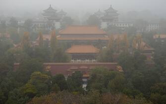 November 5, 2021, Beijing, Hebei, China: View on Forbidden City during  a polluted day in Beijing, China on 05/11/2021 China, the world's largest emitter of carbon dioxide, has promised to become carbon neutral before 2060 

Credit Image: Wiktor Dabkowski/ZUMA Press Wire



Pictured: GV,General View

Ref: SPL5272780 051121 NON-EXCLUSIVE

Picture by: Zuma / SplashNews.com



Splash News and Pictures

USA: +1 310-525-5808
London: +44 (0)20 8126 1009
Berlin: +49 175 3764 166

photodesk@splashnews.com



World Rights, No Argentina Rights, No Belgium Rights, No China Rights, No Czechia Rights, No Finland Rights, No France Rights, No Hungary Rights, No Japan Rights, No Mexico Rights, No Netherlands Rights, No Norway Rights, No Peru Rights, No Portugal Rights, No Slovenia Rights, No Sweden Rights, No Switzerland Rights, No Taiwan Rights, No United Kingdom Rights