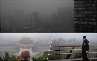 Pechino coperta dallo smog