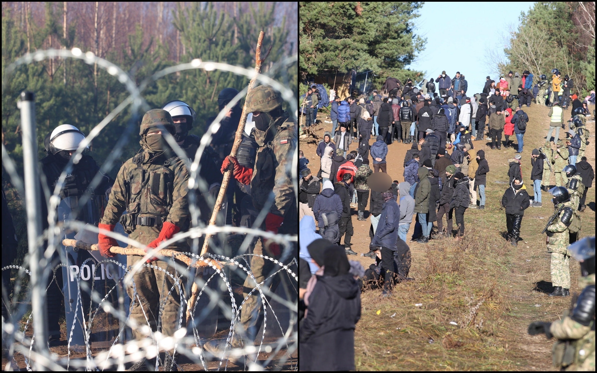 Migrant chaos on the Belarus-Poland border.  Warsaw: “State terrorism from Minsk”
