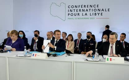 Conferenza a Parigi sulla Libia, Draghi: "Garantire libere elezioni"