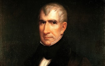 James Reid Lambdin, Portrait of President William Henry Harrison, 1835, oil on canvas, 76.2 x 63.5 cm (30 x 25 in). White House Collection, Washington, D.C. (Photo by VCG Wilson/Corbis via Getty Images)