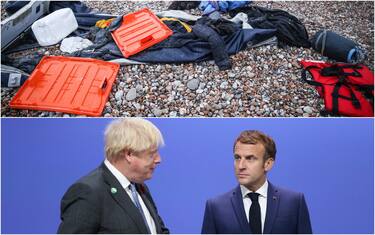 Emmanuel Macron e Boris Johnson