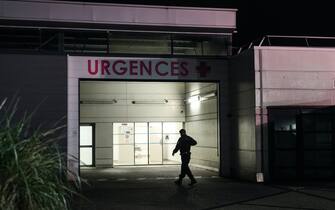 The emergency room of the hospital in Calais, France