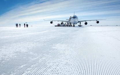 Il primo Airbus A340 atterra in Antartide