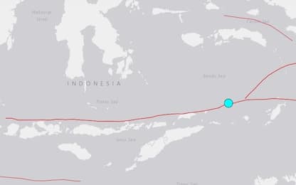 Terremoto di magnitudo 5.6 al largo dell'Indonesia