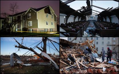 Usa, tornado in 6 Stati: “In Kentucky si temono fino a 100 morti”