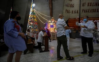Christmas mass in Manila
