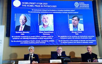 La nomina dei tre premi Nobel per la fisica del 2021