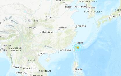Terremoto, forte scossa a Taiwan