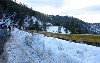 Bufera di neve in Pakistan