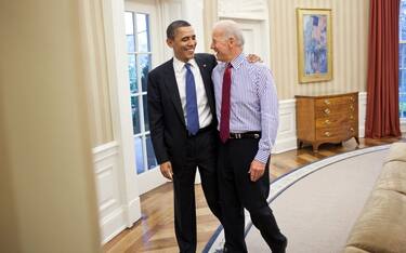 Obama Biden un anno