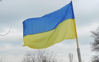 The flag of Ukraine