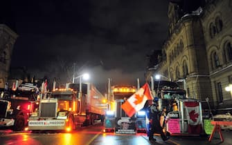 Protesta camionisti a Ottawa