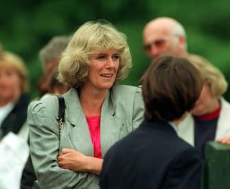 PA NEWS PHOTO 7/6/92  CAMILLA PARKER-BOWLES AT SMITH'S LAWN, WINDSOR   (Photo by Neil Munns - PA Images/PA Images via Getty Images)