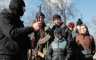 Ukraine, the military exercise of civilians