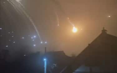 esplosione kiev notte