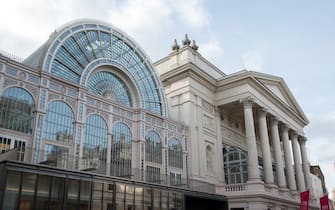LONDON, ENGLANG - FEBRUARY 15: A general view of the Royal Opera House in Covent Garden on February 15, 2021 in London, England. (Photo by John Keeble/Getty Images)